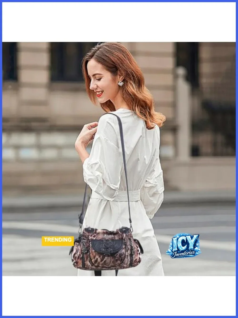 Vegan Leather Hobo Shoulder Bag Multi-Pocket Crossbody Purse